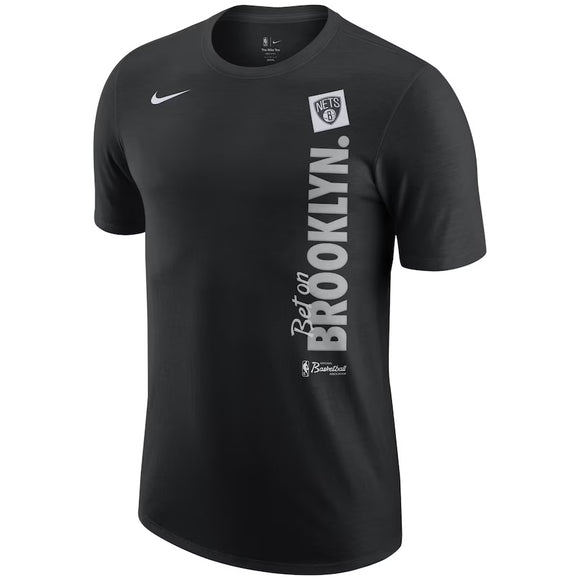 Brooklyn Nets Nike Banner T-Shirt - Black - Mens