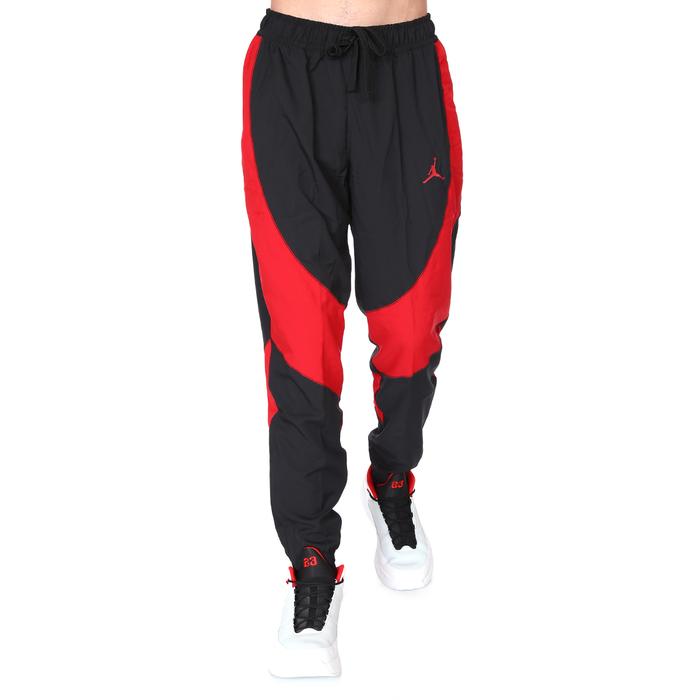 Black and red jordan joggers hot sale