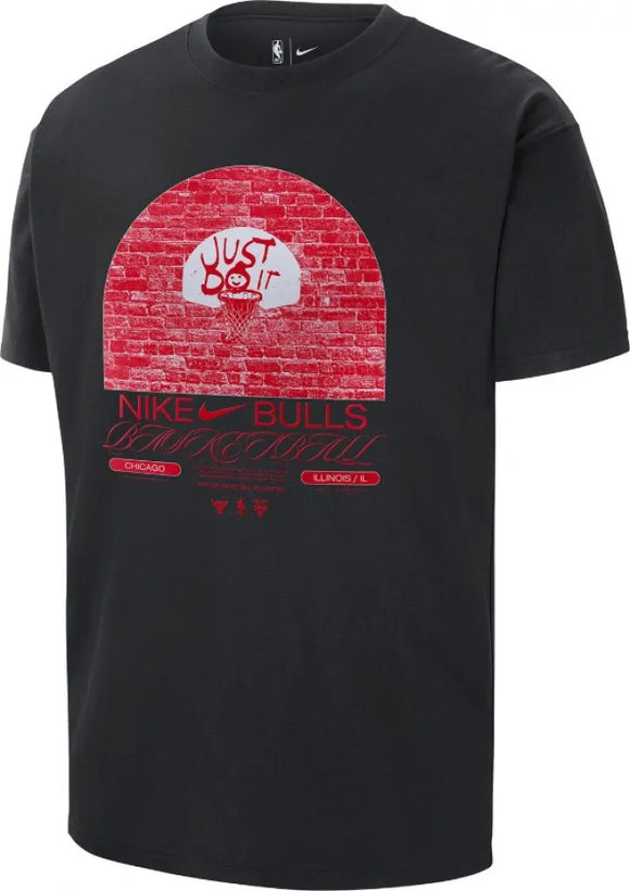 Nike Chicago Bulls Courtside Max90 1 T-shirt Black