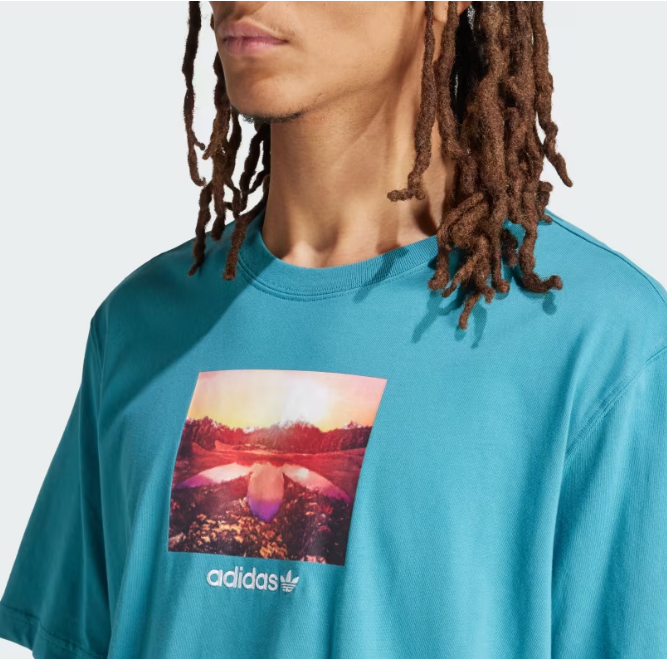 Adidas sunset t shirt on sale