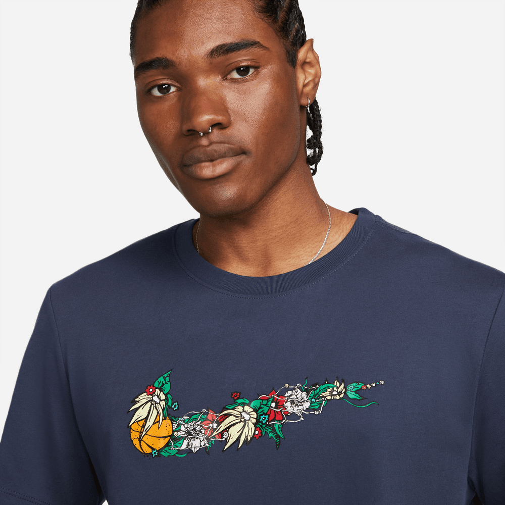 Nike floral t shirt mens on sale