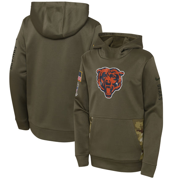 Chicago Bears Nike Therma Performance Pullover Hoodie
