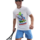 Court T-Shirt Men-White,Multicoloured