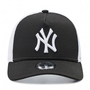 New York Yankees Home Field Black A-Frame Trucker Cap