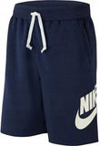 Nike Mens Sportswear Alumni French Terry Shorts Navy