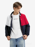 Tommy Hilfiger Men's Trendy Red, White and Blue Color Block Embroidered Logo