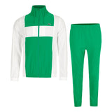 Lacoste - Regular Fit Logo Crocodile Track Suit White Green