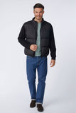 Lyle & Scott Cardigan Funnel Neck Hybrid Zip Through