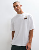 The North Face t-shirt oversize Flower Power blanc.
