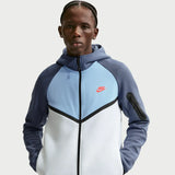 Nike Tech Men's Fleece Windrunner Full-Zip Jacket - White - Cotton/Polyester