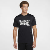 Nike Men's Dri-FIT Fitness T-Shirt - Black