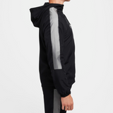 Men's Water-Repellent Hooded Football Jacket