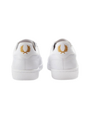 FRED PERRY WHITE LEATHER SNEAKER TRAINERS