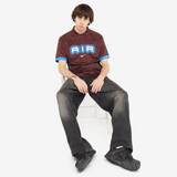 Nike polo Air T-Shirt  - Burgundy/Blue