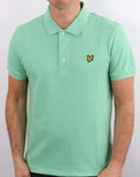 lyle and scott gold tech polo