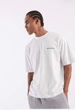 Men's White Oversized T-Shirt graphic