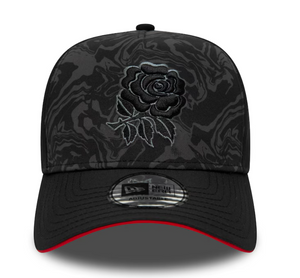 England Rugby New Era E-FRAME Trucker Cap Pink - All Over Print