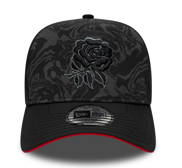 England Rugby New Era E-FRAME Trucker Cap Pink - All Over Print
