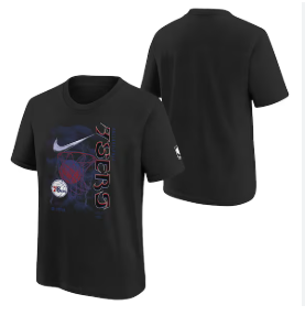 Philadelphia Nike Courtside Logo Max 90 II Short Sleeve T-Shirt - Youth