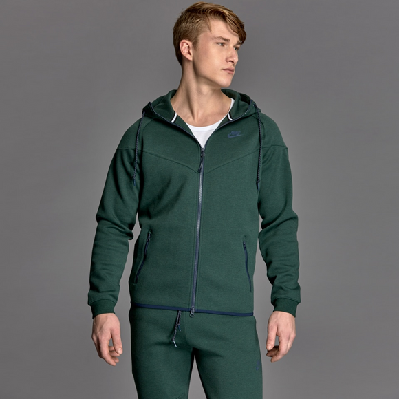Nike Sportswear Tech Fleece tracksuit- Green/Obsidian