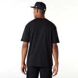 NEW ERA NEW YORK YANKEES MLB BIG LOGO OVERSIZED BLACK T-SHIRT BLACK 12195450