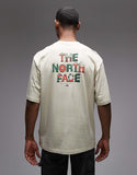 The North Face Food Fun backprint t-shirt in beige.
