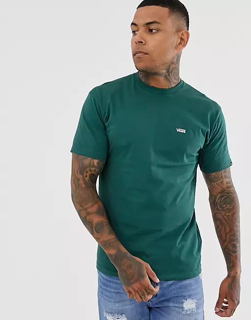 Vans left chest logo t-shirt in green