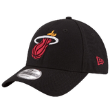 Official New Era Miami Heat League Black 9FORTY Adjustable Cap