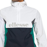 Ellesse Mens Brando Overhead Jacket White/Navy
