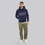 Lyle And Scott Vintage
Mens 1874 Logo Pullover Hoodie Navy