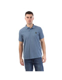 Weekend Offender Colo Polo Shirt Cadet Blue/Black