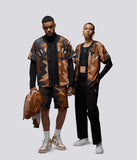 Nike Air Jordan 7 Essentials Baseball Jersey Black Brown