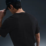 Nike Men's Running T-Shirt - Black - Cotton
