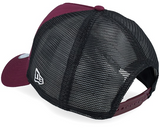 New Era AS Roma Seasonal Burgundy/Black A-frame Trucker