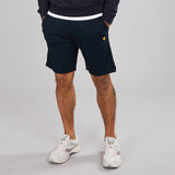 Lyle And Scott Vintage Mens Fly Fleece Shorts  Dark Navy