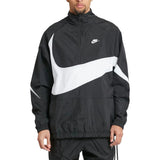 Swoosh Half Zip Woven Jacket 'Black White'Men's