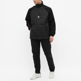 adidas originals Quilted Half Zip Sweat Logo