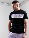 Weekend Offender Crossword T-Shirt Black/Foxglove/White