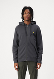 Lyle & Scott Zip-up sweatshirt - gunmetal