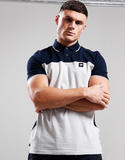 Weekend Offender Lario Polo Shirt Silvertime/Navy