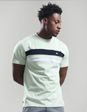 Weekend Offender Golding T-Shirt Pale Mint/Navy/White