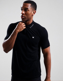 Weekend Offender Colo Polo Shirt Black/Cadet Blue