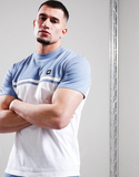 Weekend Offender Eschbach T-Shirt White/Cadet Blue