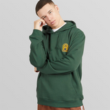 adidas Originals Mens Graphic Back Hoodie Mineral Green