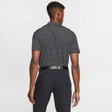 Nike Dri-fit Striped Golf Polo Shirt 'Black Summit White'