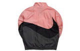 Nike Large logo Windbreaker Jacket Black Gray Pink