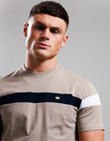 Weekend Offender Le Carre T-Shirt Dark Stone/Navy/White