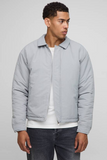 boohooMAN Boxy Fit Peached Crinkle Nylon Coach Jacket