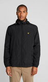 LYLE & SCOTT ZIP THROUGH HOODED JACKET JET BLACK