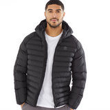 adidas Originals Mens Padded Hooded Jacket Black